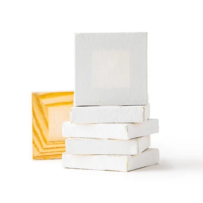 6 Pack 2" x 2" Mini Canvas by Artist's Loft™ Necessities