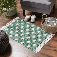 DII® Diamond Textured Hand-Loomed Shag Rug