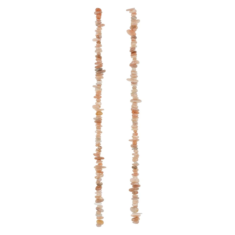 Natural Pink Sunstone Chip Beads by Bead Landing™