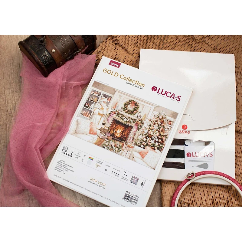 Luca-S New Year Counted Cross Stitch Kit