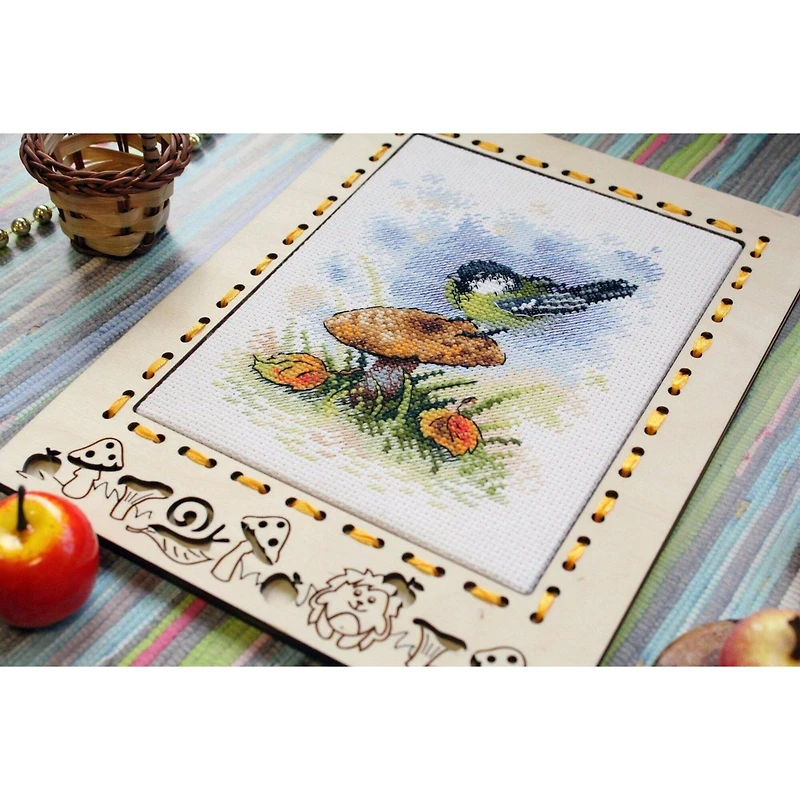 MP Studia On The Mushroom Forest Edge Cross Stitch Kit