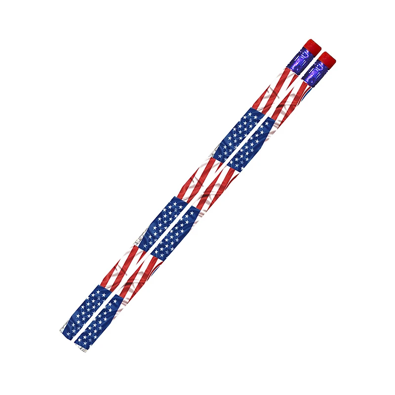 Musgrave Pencil Company Flags & Fireworks Pencil, 12 Packs of 12