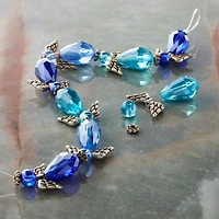 Aqua Mix Glass & Metal Angel Beads by Bead Landing™