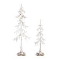 LED Acrylic Dripping Pine Tree Set