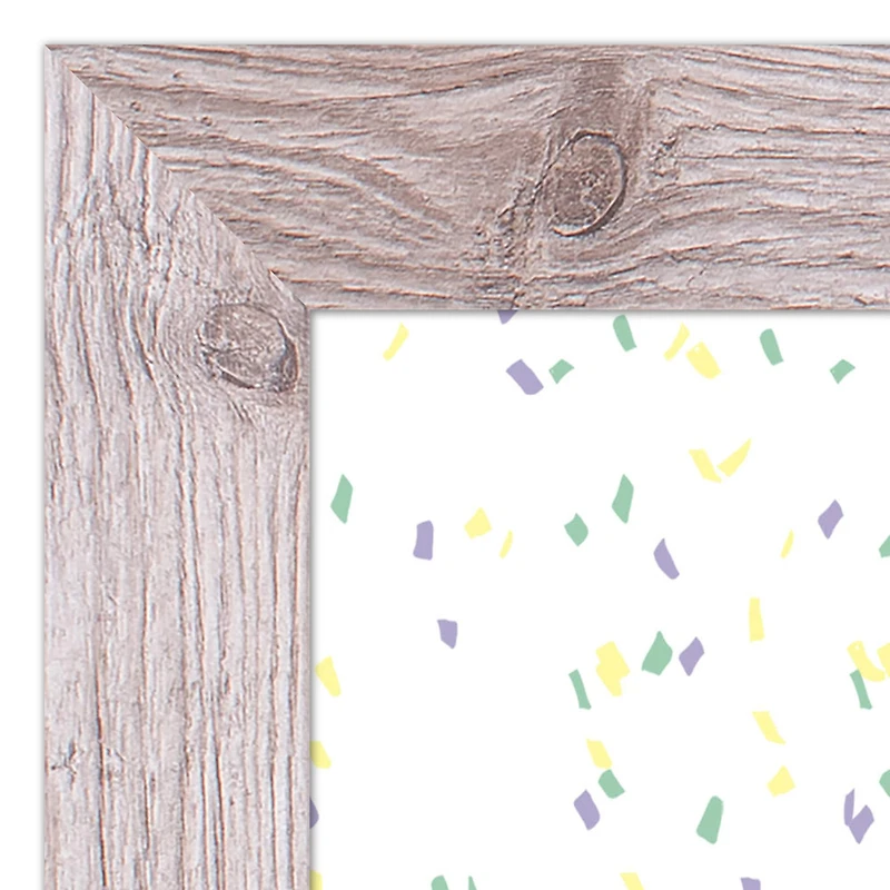 Take Me To Nola Confetti Western White Framed Print