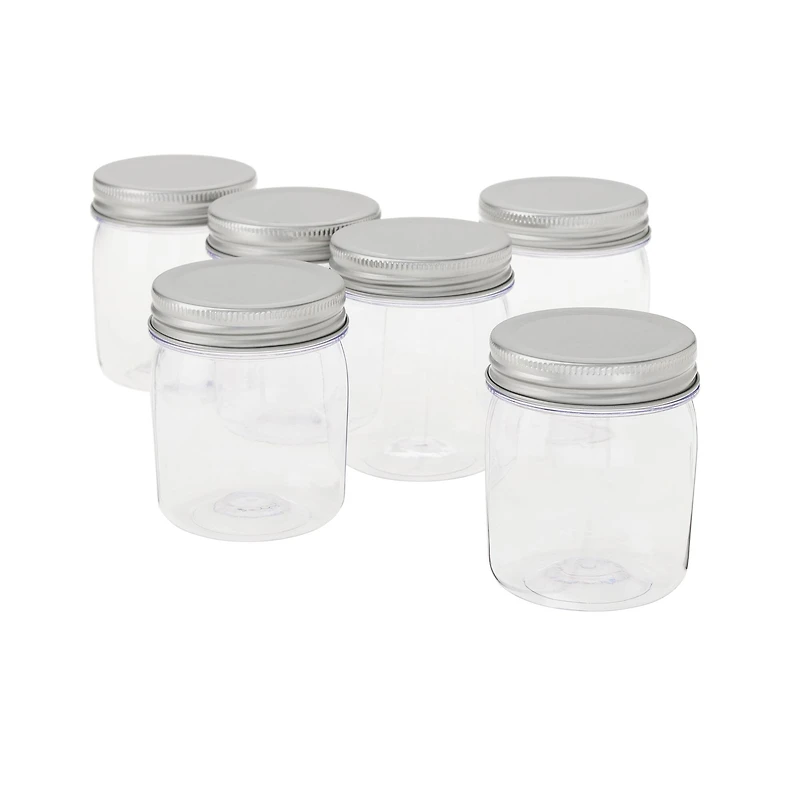 8oz. Plastic Mason Jars by Celebrate It™, 6ct.