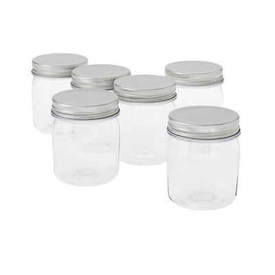 8oz. Plastic Mason Jars by Celebrate It™, 6ct.