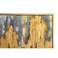 Brown Contemporary Abstract Canvas Wall Art, 47" x 36"