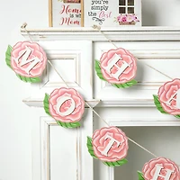 Glitzhome® Wooden Happy Mothers Day Garland Set