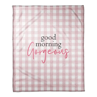 Good Morning Gorgeous Throw Blanket
