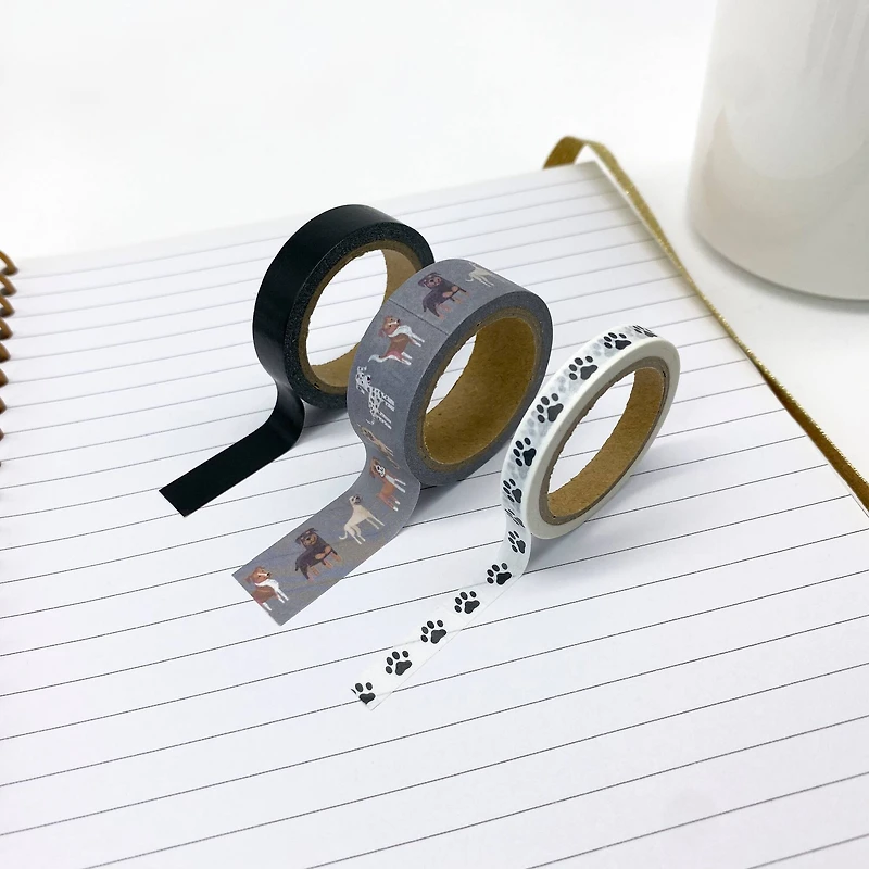 12 Packs: 3 ct. (36 total) Dog Washi Tape by Recollections™