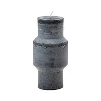 Hello Honey® 3" x 6" Black Unscented Totem Pillar Candle