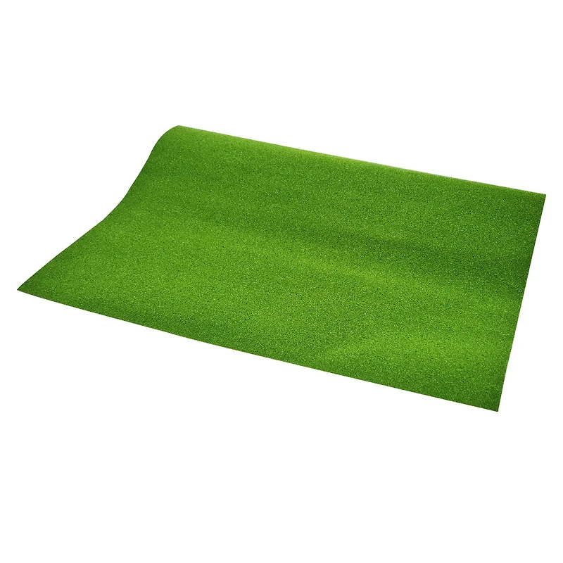 JTT Scenery Products Dark Green Z Scale Grass Mat, 19" x 25"