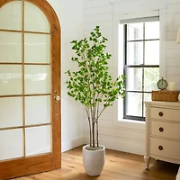 5ft. Artificial Heart Shaped Ficus Leaf Tree