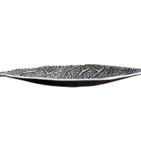 16" Antique Leaf Decorative Accent Tray