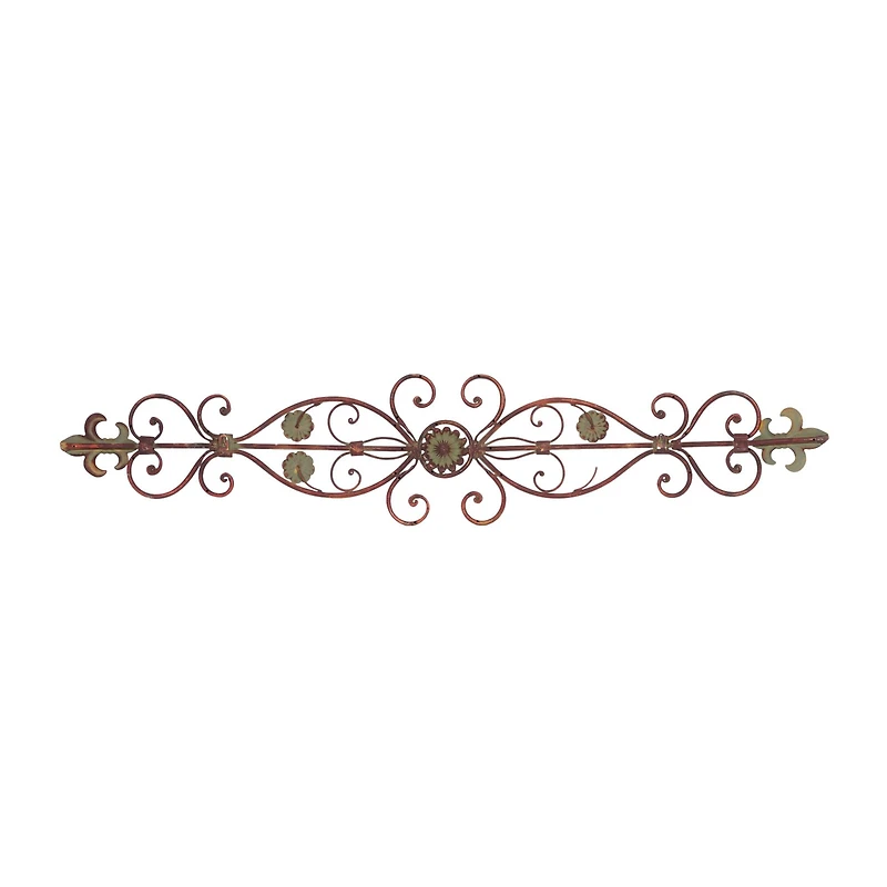 54" Brown Metal Rustic Wall Décor