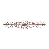 54" Brown Metal Rustic Wall Décor