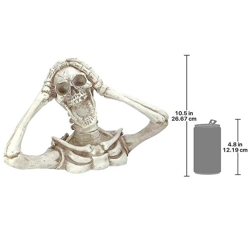 Design Toscano 10.5" Shriek the Skeleton Statue
