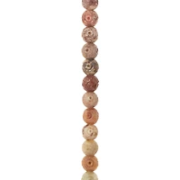 12 Pack: Brown Mix Soapstone Round Beads, 8mm by Bead Landing™