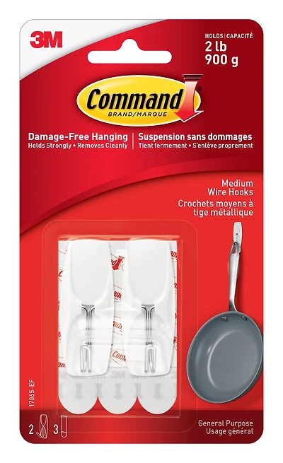 3M Command™ Metal Wire Hooks
