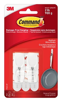 3M Command™ Metal Wire Hooks