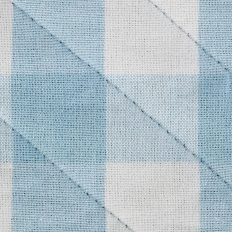 DII® Light Blue Buffalo Check Oven Mitt & Pot Holder Set