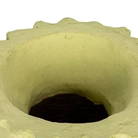 Hello Honey® 17" Mint Handmade Paper Mache Vase with Embossed & Debossed Design