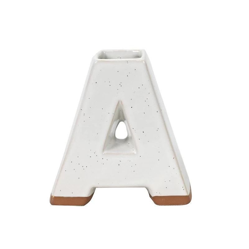 5" Monogram Ceramic Vase by Ashland