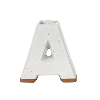 5" Monogram Ceramic Vase by Ashland