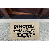 DII® World's Cutest Dog Doormat