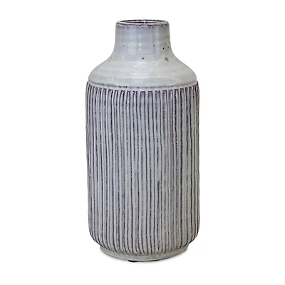 12.25" Gray Terracotta Vase