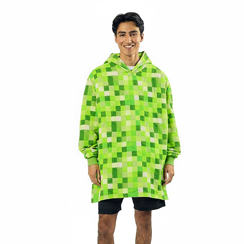Minecraft Green Creeper Oversized Hoodie