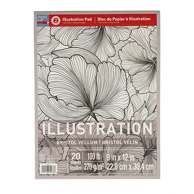 Bristol Vellum Illustration Pad by Artist's Loft™, 9" x 12"