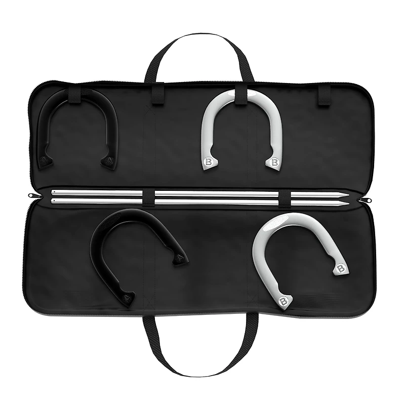 Toy Time Professional Grade Horseshoe Set with Carry Case