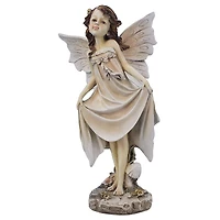 Design Toscano 13.5" Wildflower Meadows Fairies Calla Garden Statue