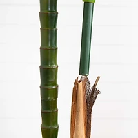 8ft. Potted Green UV Resistant Artificial Double Robellini Palm Tree