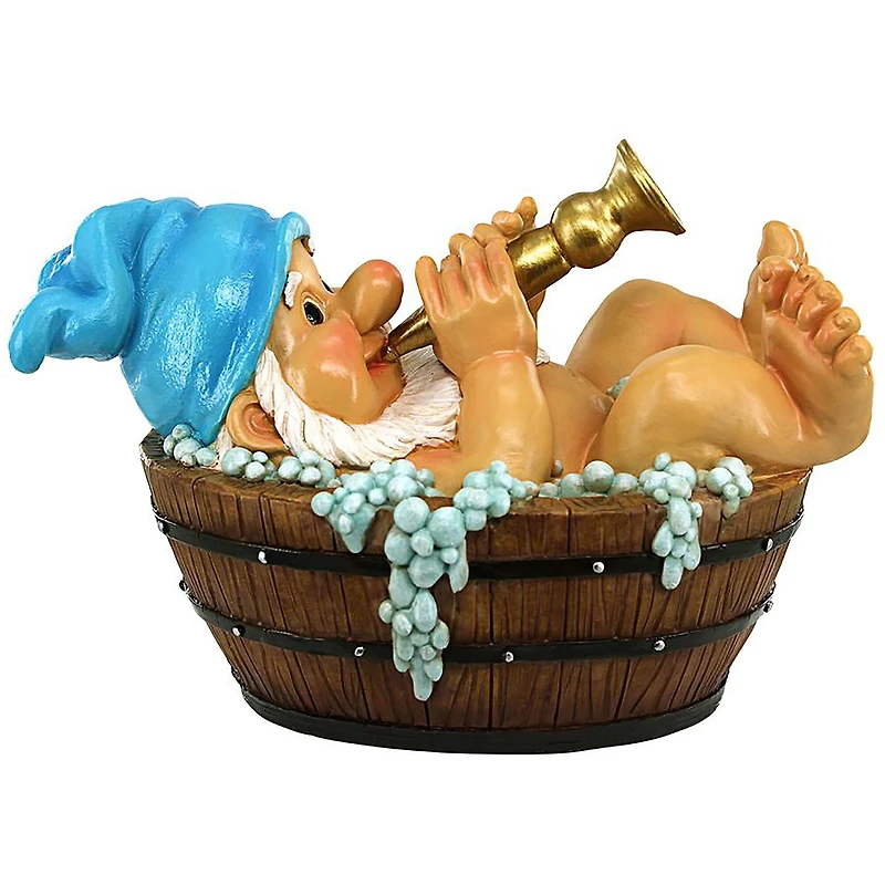 Design Toscano 10.5" Suds the Squeaky Clean Garden Gnome Statue