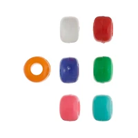 John Bead 9mm Assorted Opaque Plastic Pony Beads, 1,000ct.