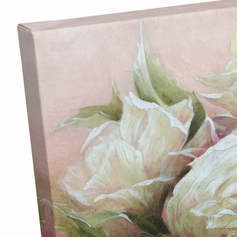 Blush Pink Bouquet 18" x 24" Canvas Wall Art