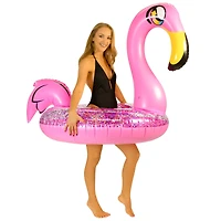 PoolCandy Glitterfied® Flamingo Jumbo Pool Tube