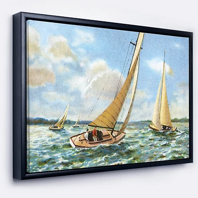 Designart - Vintage Boats Sailing
