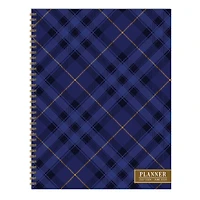 TF Publishing 2024 - 2025 Royal Tartan Large Spiral Planner