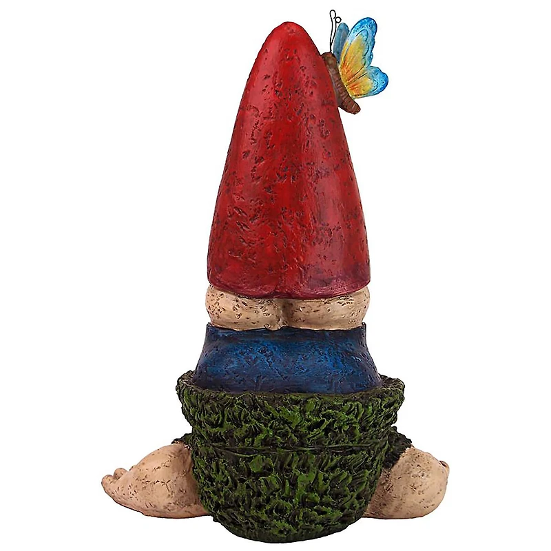 Design Toscano 10" Topsy-Turvy Theo Garden Gnome Statue