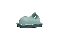 Hello Honey® Aqua Blue Whale Shaped Butter Dish