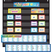 Teacher Created Resources First 100 Sight Words Pocket Chart Cards