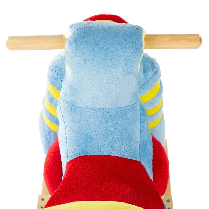 Toy Time Plush Ride-On Rocking Motorcycle