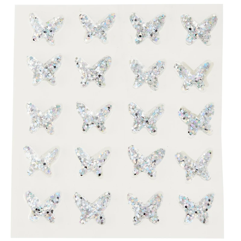 Iridescent Clear Butterfly Bling Stickers By Recollections™