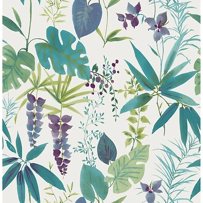 NuWallpaper Teal Maldives Peel & Stick Wallpaper