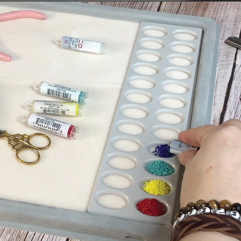 The Beadsmith® BASIC elements™ 24-Hole Seed Bead Sorters, 2ct.