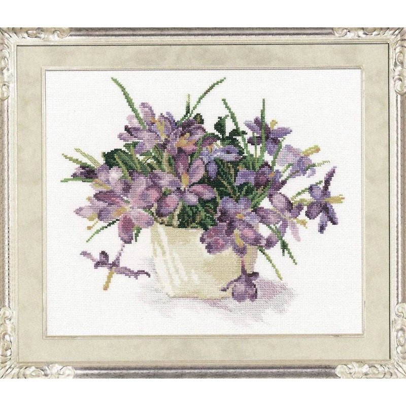 Alisa Blooming Garden. Crocuses Cross Stitch Kit
